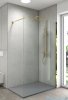 Oltens Bergytan brodzik prostokątny 140x80 cm RockSurface szary beton 15106700